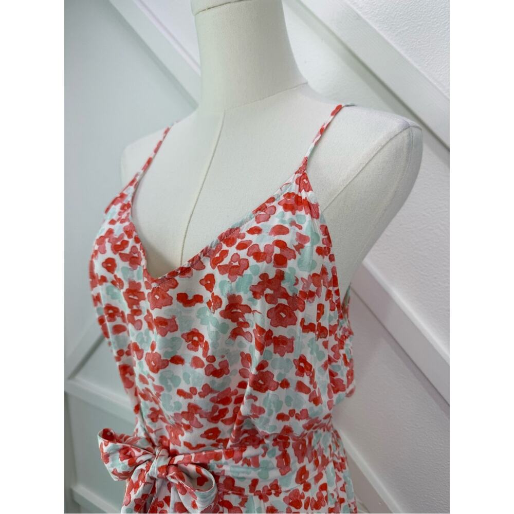 Carve Designs Macy Dress Floral Madrid Print Tie Waist Size Medium - Picture 3 of 9